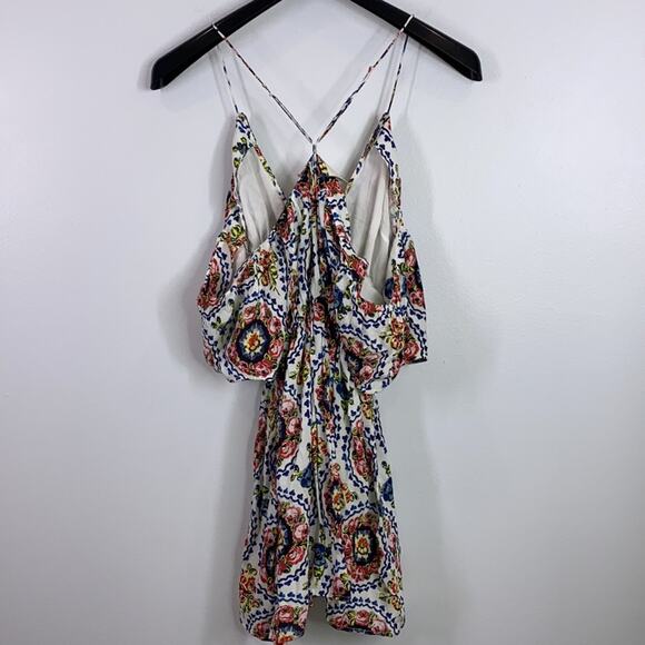 The Jetset Diaries Bella cold shoulder floral dress size Small - Picture 6 of 8
